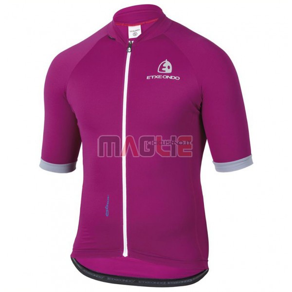 Maglia Etxeondo Entzun Manica Corta 2017 Viola