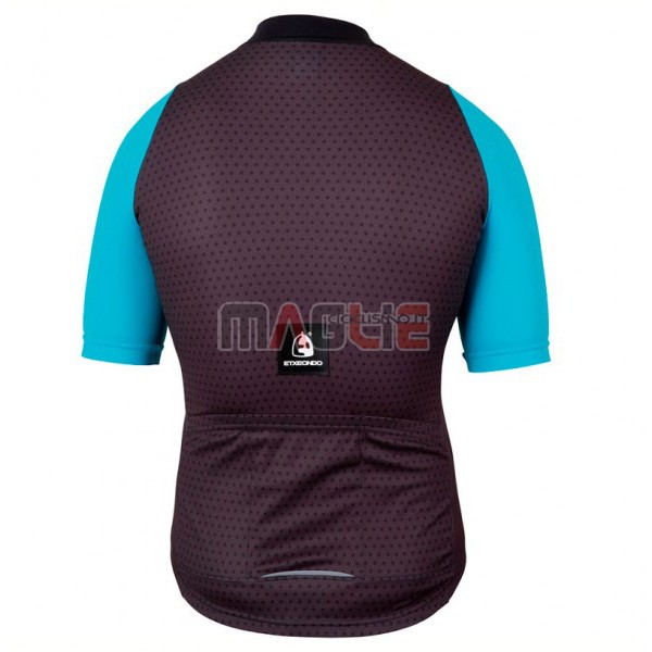 Maglia Etxeondo NEO Manica Corta 2017 Nero e Blu