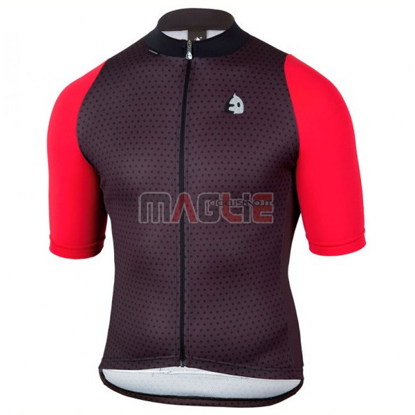 Maglia Etxeondo NEO Manica Corta 2017 Nero e Rosso