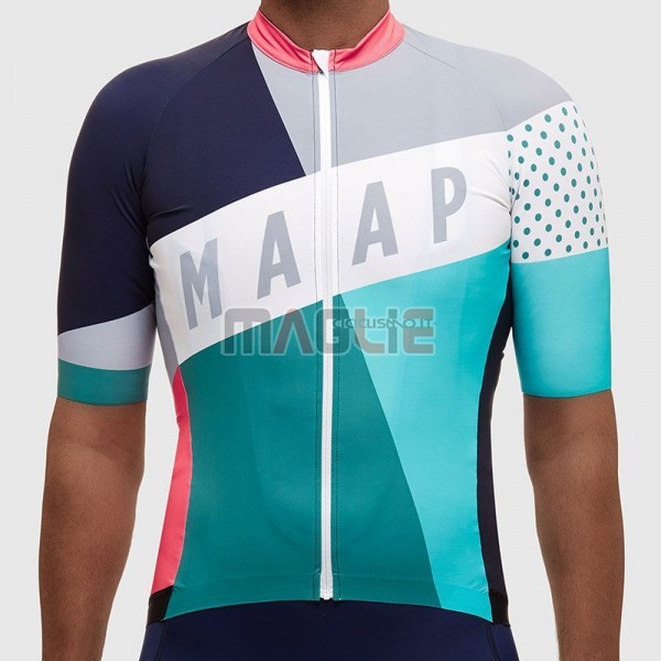 Maglia Maap Manica Corta 2017 Grigio e Celeste - Clicca l'immagine per chiudere