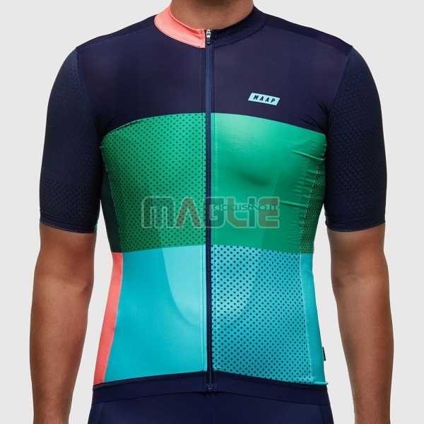 Maglia Maap Manica Corta 2017 Sector Pro Verde e Blu - Clicca l'immagine per chiudere