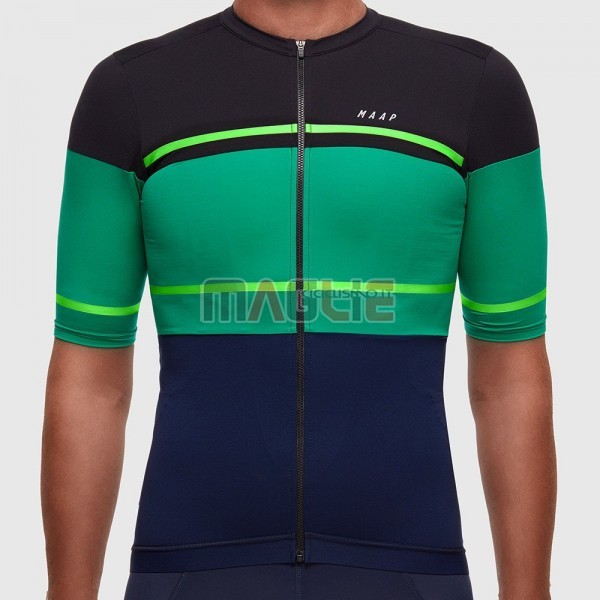 Maglia Maap Segment Pro Manica Corta 2017 Nero e Verde