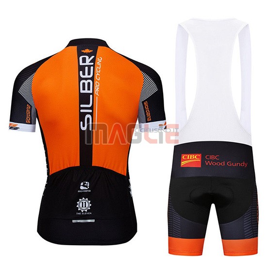 Maglia Sliber Manica Corta 2019 Arancione Nero - Clicca l'immagine per chiudere