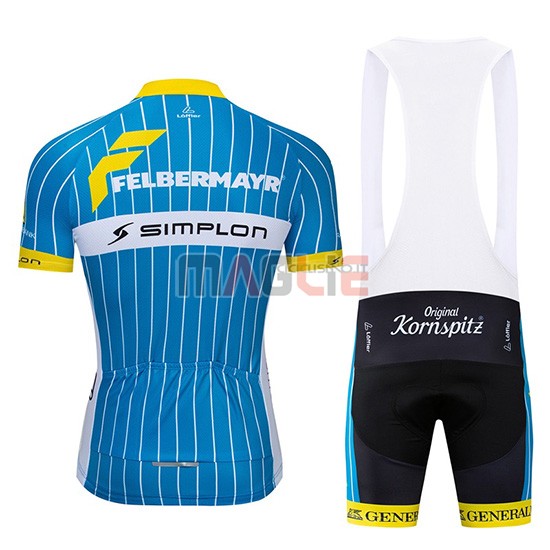 Maglia XeNTis Manica Corta 2019 Blu Bianco