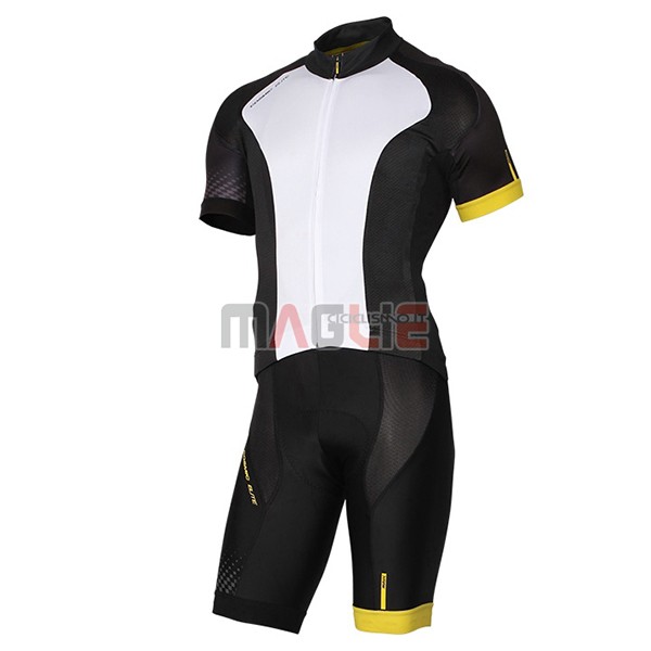 Maglia Mavic Manica Corta 2017 Bianco e Nero