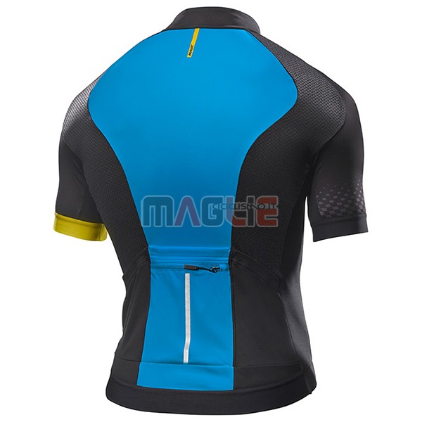 Maglia Mavic Manica Corta 2017 Blu e Nero - Clicca l'immagine per chiudere