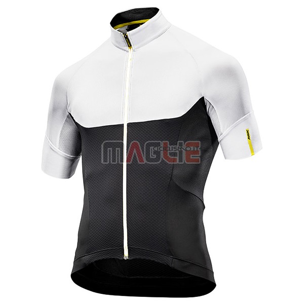 Maglia Mavic Manica Corta 2017 Nero e Bianco