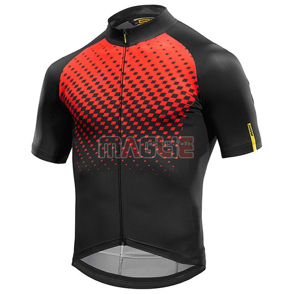 Maglia Mavic Manica Corta 2017 Rosso e Nero - Clicca l'immagine per chiudere