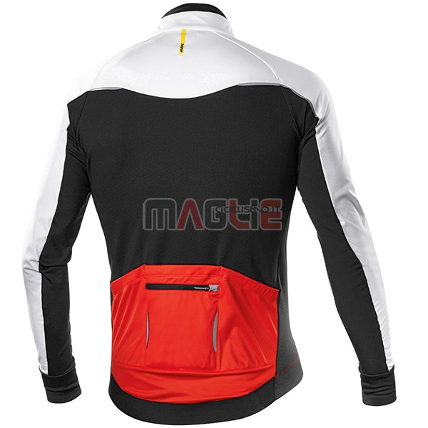 Maglia Mavic Manica Lunga 2017 Bianco e Arancione - Clicca l'immagine per chiudere