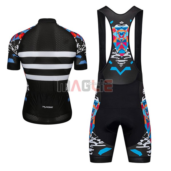 Maglia Ykywbike AA12 ADH12 Manica Corta 2017 Nero e Bianco