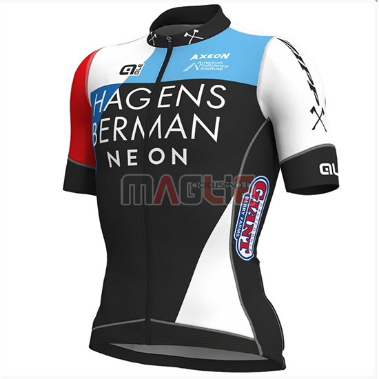 2018 Maglia Axeon PRS Nero Rosso