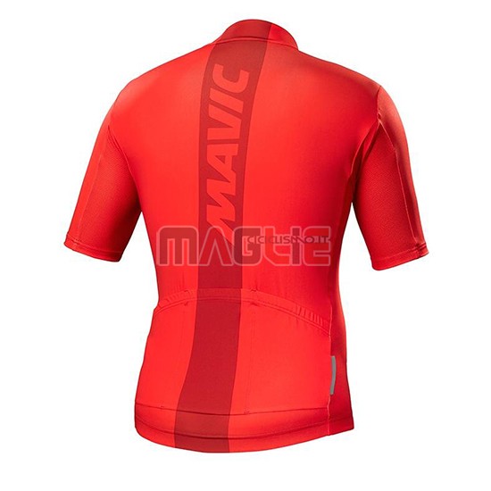 2018 Maglia Mavic Rosso - Clicca l'immagine per chiudere