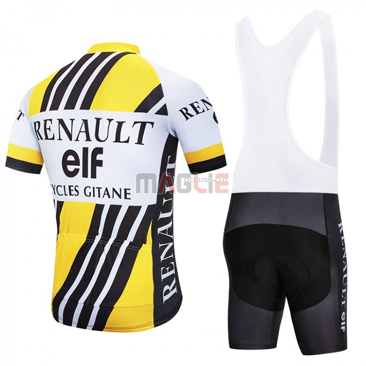 Maglia Renault Manica Corta 2018 Giallo e Bianco