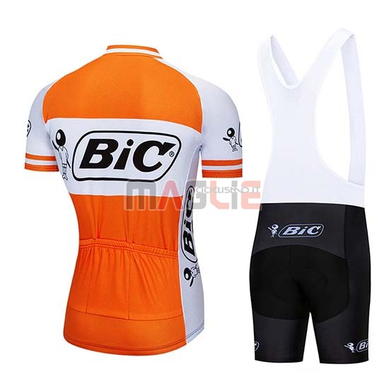 Maglia Bic Manica Corta 2019 Bianco Arancione