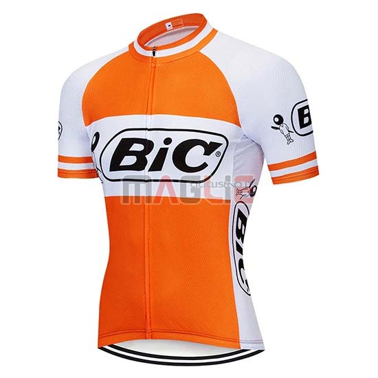 Maglia Bic Manica Corta 2019 Bianco Arancione