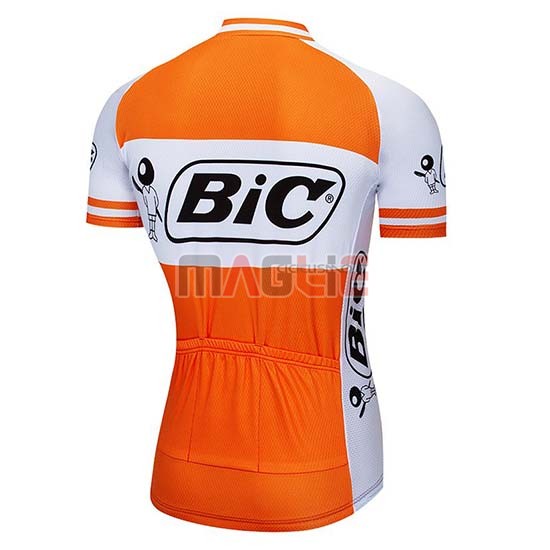 Maglia Bic Manica Corta 2019 Bianco Arancione