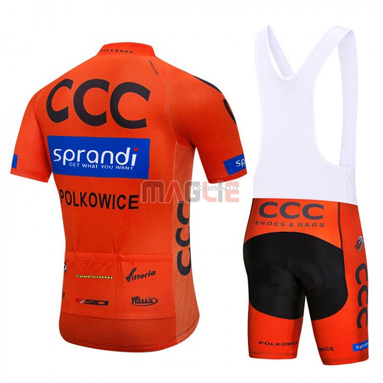 Maglia CCC Manica Corta 2018 Arancione - Clicca l'immagine per chiudere