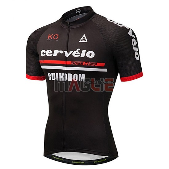 Maglia Cervelo Manica Corta 2018 Nero