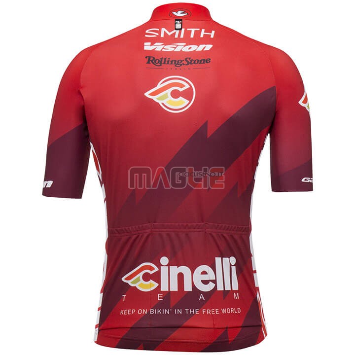 Maglia Cinelli Manica Corta 2018 Spento Rosso - Clicca l'immagine per chiudere