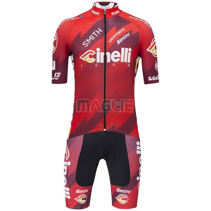 Maglia Cinelli Manica Corta 2018 Spento Rosso - Clicca l'immagine per chiudere