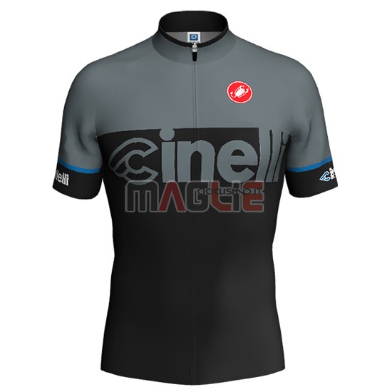 Maglia Cinelli manica corta 2016 nero e grigio