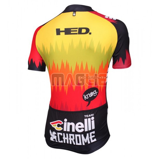 Maglia Cinelli manica corta 2016 rosso e giallo