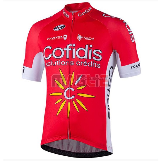 2018 Maglia Confidis Rosso - Clicca l'immagine per chiudere