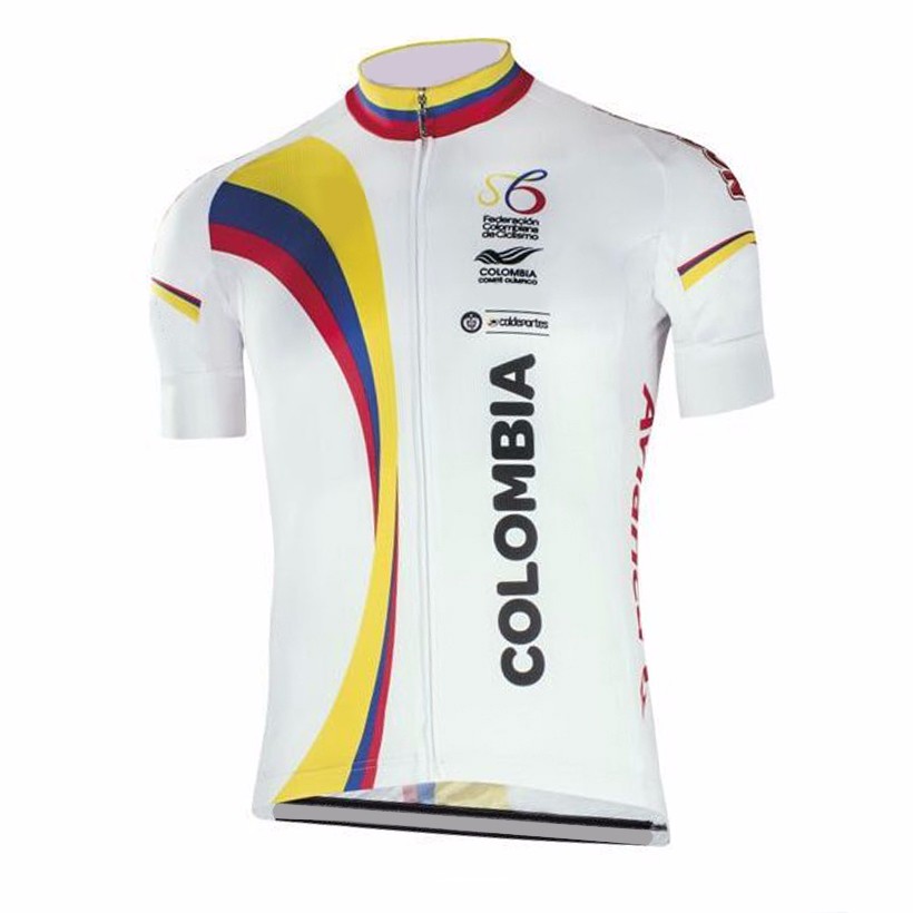 Maglia Colombia Manica Corta 2017 bianco - Clicca l'immagine per chiudere