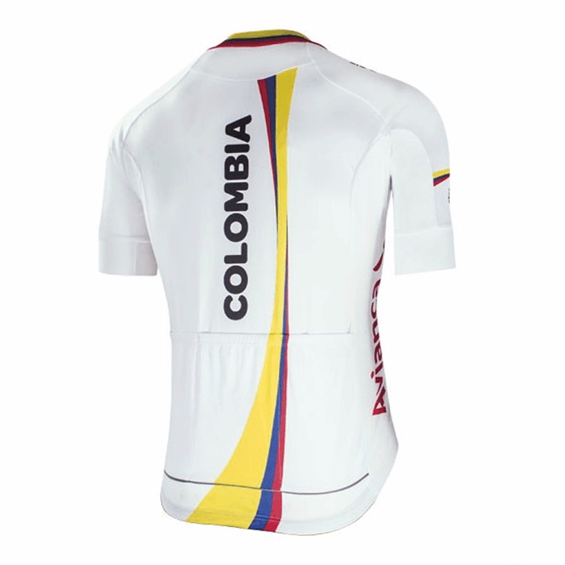 Maglia Colombia Manica Corta 2017 bianco - Clicca l'immagine per chiudere