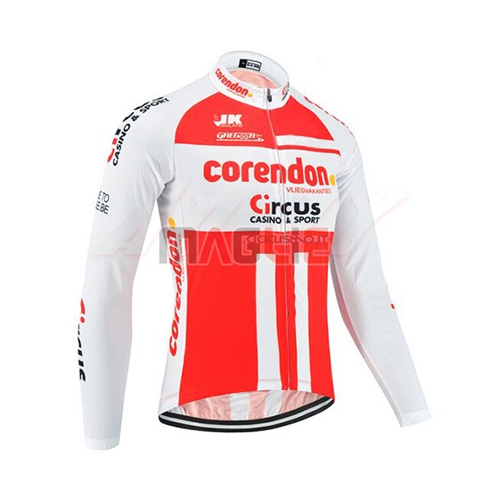 Maglia Corendon Circus Manica Lunga 2019 Bianco Rosso