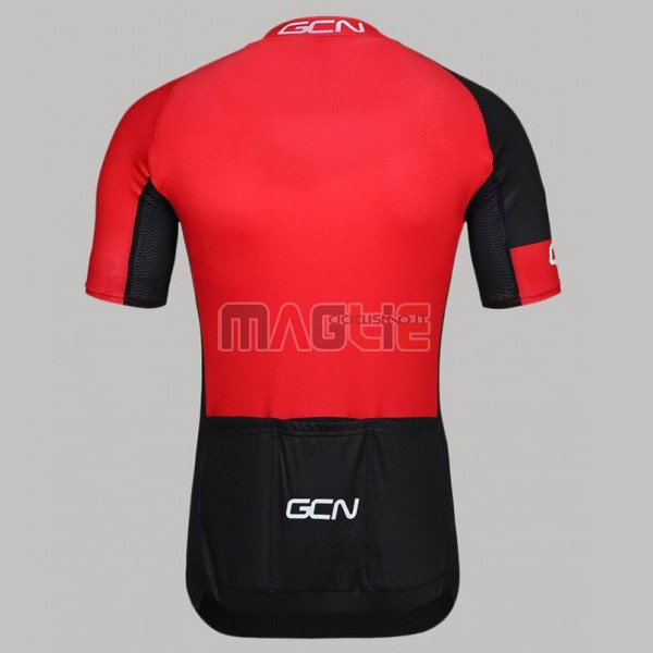 Maglia GCN Manica Corta 2017 Nero e Rosso