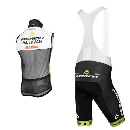 Gilet Antivento Multivan Merida 2016 verde e bianco