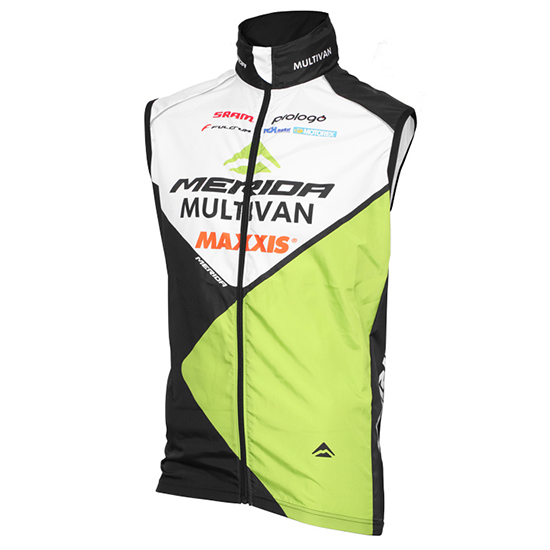 Gilet Antivento Multivan Merida 2016 verde e bianco