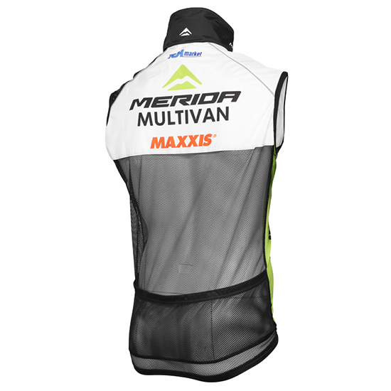 Gilet Antivento Multivan Merida 2016 verde e bianco