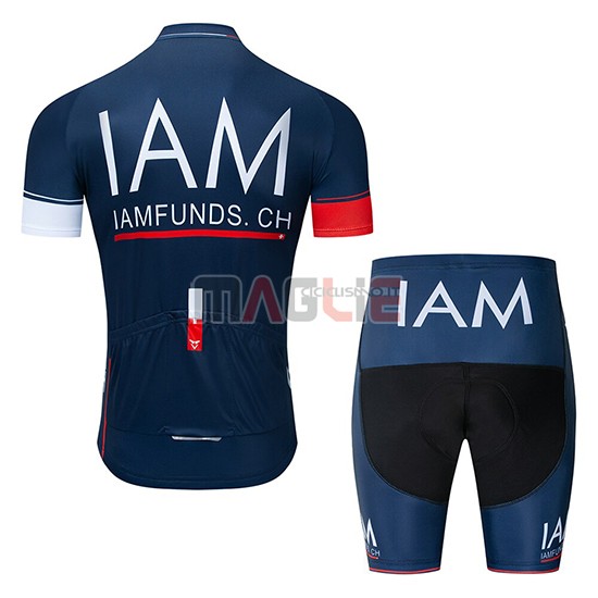 Maglia IAM Manica Corta 2019 Blu Scuro