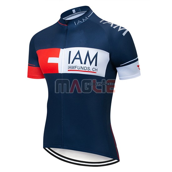 Maglia IAM Manica Corta 2019 Blu Scuro