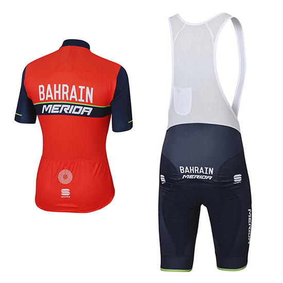 Maglia Bahrain Merida 2017 rosso