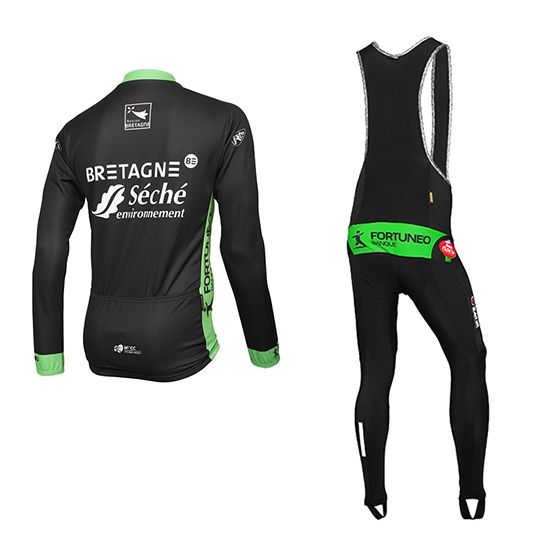 Maglia Bretagne Seche Environnement Manica Lunga 2016 bianco