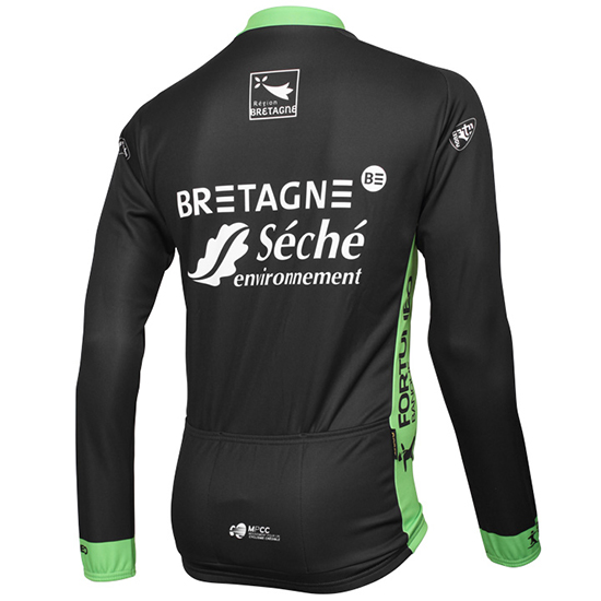 Maglia Bretagne Seche Environnement Manica Lunga 2016 bianco