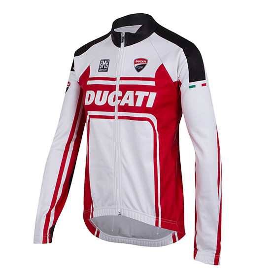 Maglia Ducati Manica Lunga 2016 bianco e rosso