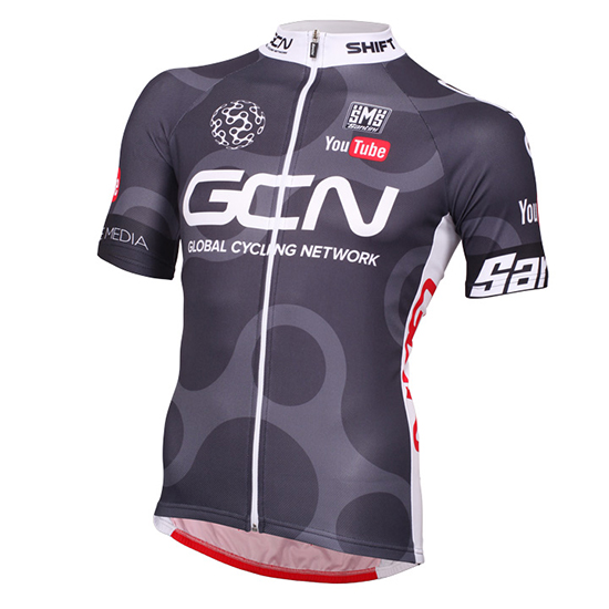 Maglia Global Cycling Network 2016 grigio e rosso