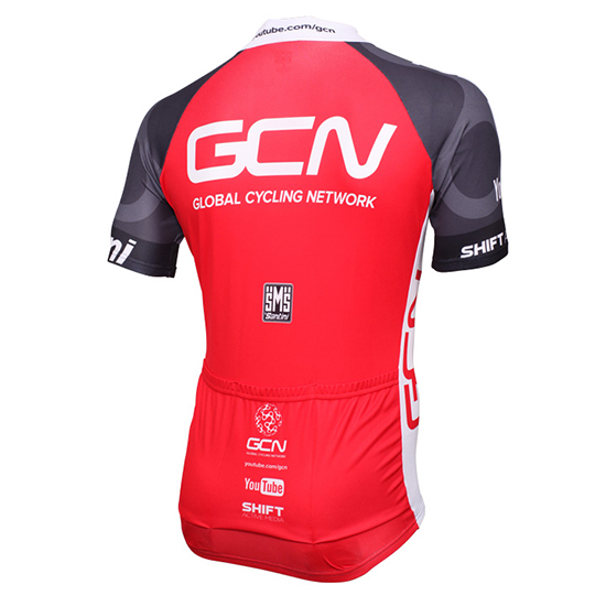 Maglia Global Cycling Network 2016 grigio e rosso