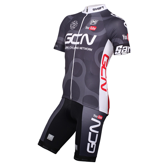 Maglia Global Cycling Network 2016 grigio e rosso