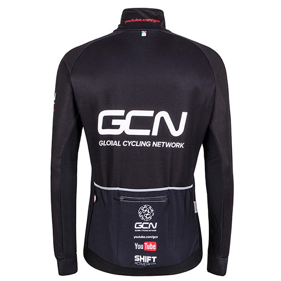 Maglia Global Cycling Network Manica Lunga 2016 nero - Clicca l'immagine per chiudere