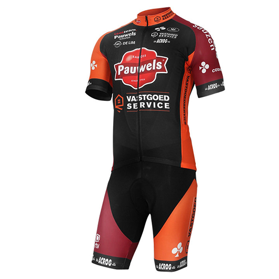 Maglia Pauwels Sauzen Vastgoedservice 2017 nero e arancione - Clicca l'immagine per chiudere