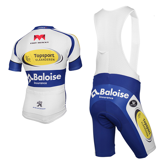 Maglia Sport Vlaanderen Baloise 2017 bianco e giallo