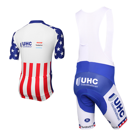 Maglia United Healthcare Manica Lunga 2016 rosso e bianco