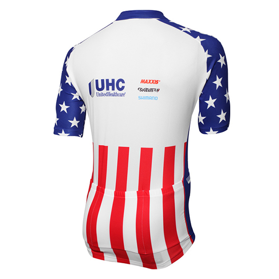 Maglia United Healthcare Manica Lunga 2016 rosso e bianco