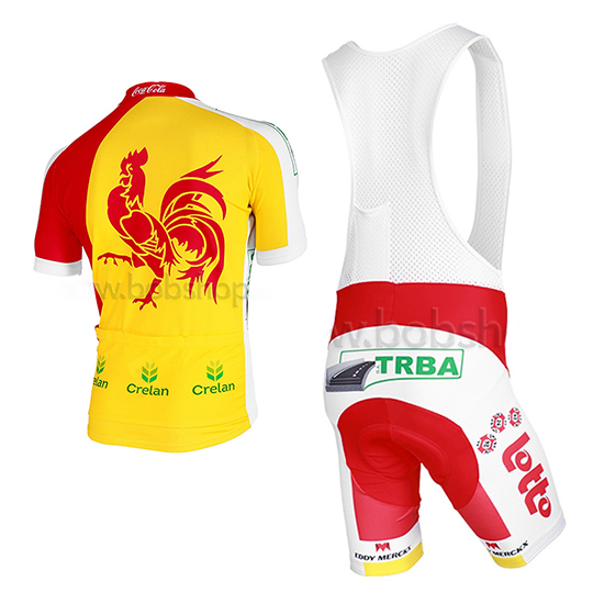 Maglia Wallonie Bruxelles 2013 giallo e rosso