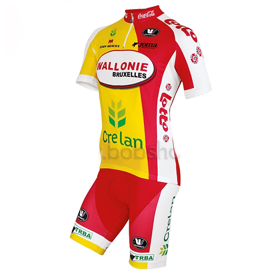 Maglia Wallonie Bruxelles 2013 giallo e rosso